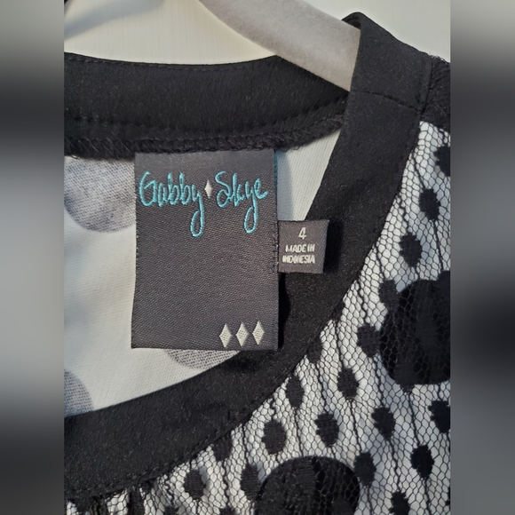 White Dress w/ Black Polka Dots - Picture 3 of 3